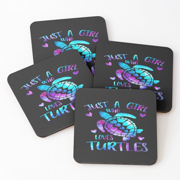 Item preview, Just a Girl Who Loves Turtles Galaxy Space Sea Turtle Lover designed and sold by mydesigns15.