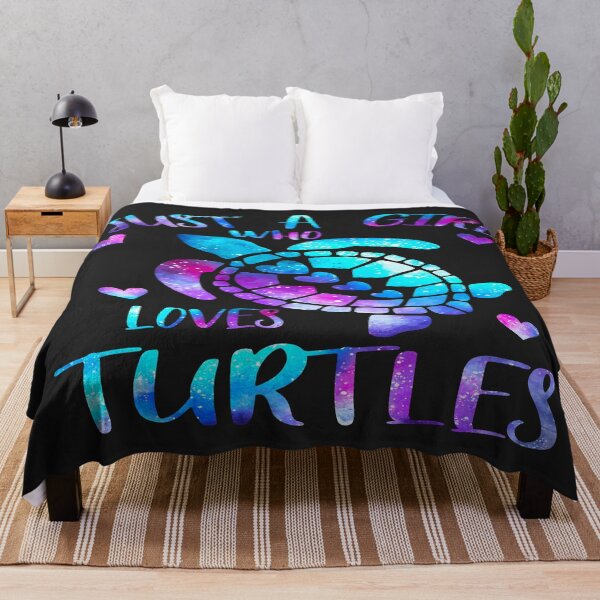 Item preview, Just a Girl Who Loves Turtles Galaxy Space Sea Turtle Lover designed and sold by mydesigns15.