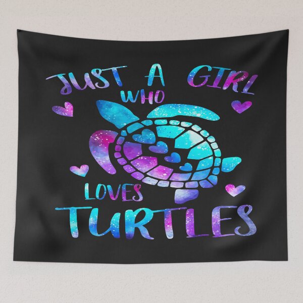 Item preview, Just a Girl Who Loves Turtles Galaxy Space Sea Turtle Lover designed and sold by mydesigns15.