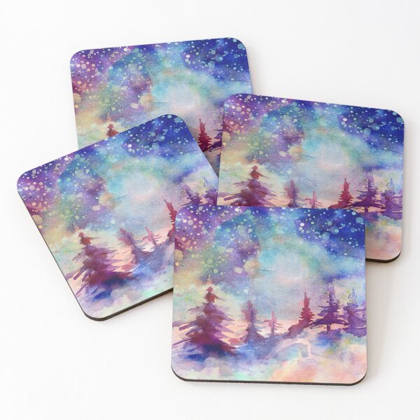 Item preview, Northern Lights Above The Forest designed and sold by SewnMemories.
