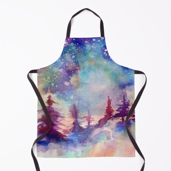 Item preview, Northern Lights Above The Forest designed and sold by SewnMemories.