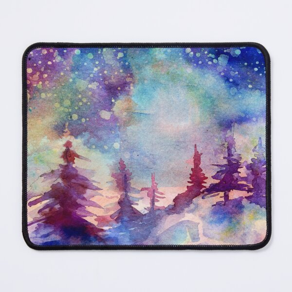Item preview, Northern Lights Above The Forest designed and sold by SewnMemories.