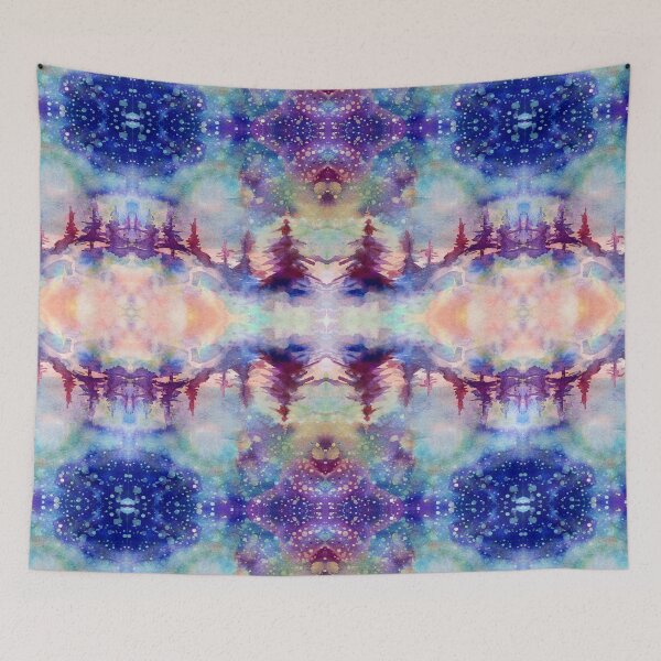 Item preview, Northern Lights Above The Forest designed and sold by SewnMemories.