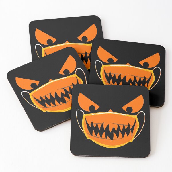 Item preview, Halloween pumpkin face scary face with mask for children designed and sold by urban-design.