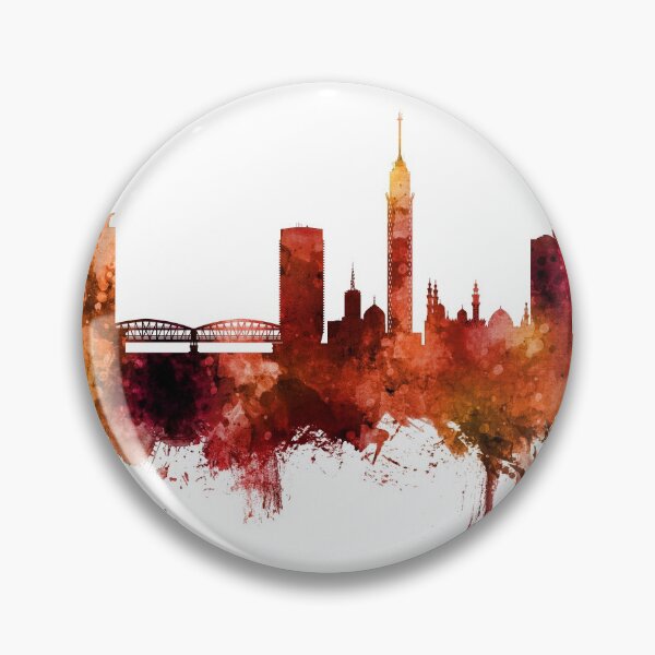 Item preview, Cairo Egypt Skyline designed and sold by ArtPrints.