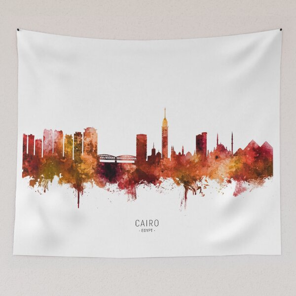 Item preview, Cairo Egypt Skyline designed and sold by ArtPrints.