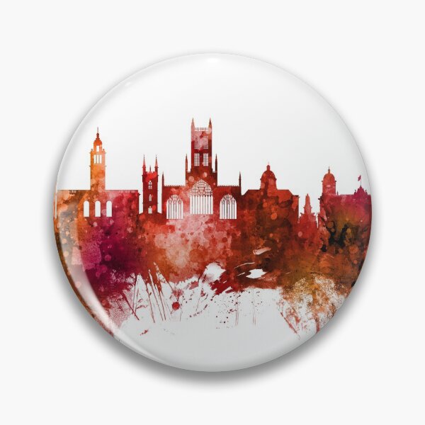 Item preview, Kingston upon Hull England Skyline designed and sold by ArtPrints.