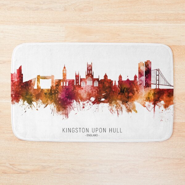 Item preview, Kingston upon Hull England Skyline designed and sold by ArtPrints.