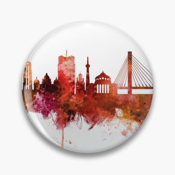 Item preview, Bucharest Romania Skyline designed and sold by ArtPrints.