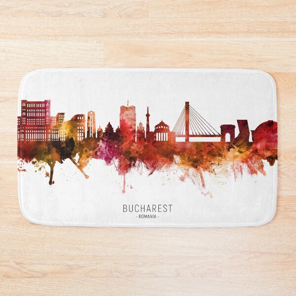 Item preview, Bucharest Romania Skyline designed and sold by ArtPrints.