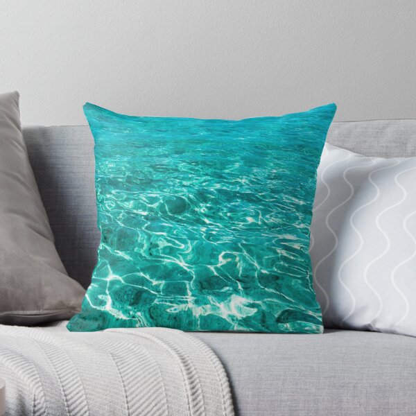 Aquamarine on sale throw pillows