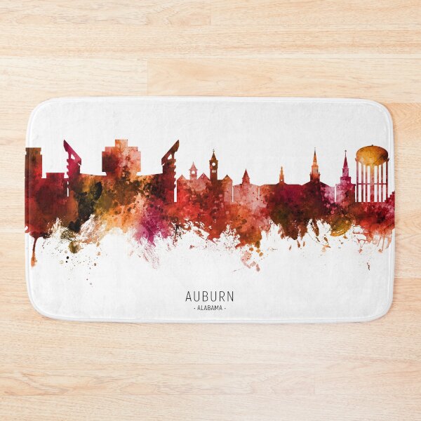 Item preview, Auburn Alabama Skyline designed and sold by ArtPrints.