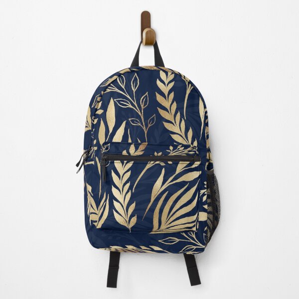 Item preview, Classy Gold Foliage Botanical Blue Design designed and sold by InovArtS.