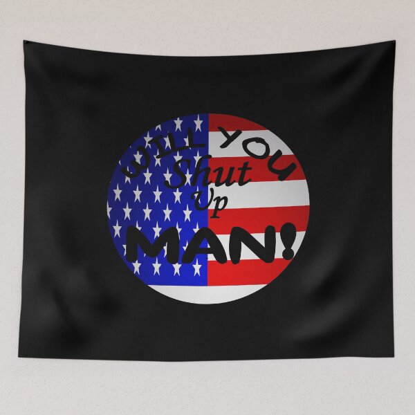 Item preview, Will You Shut Up MAN! Joe Biden designed and sold by Beautiful Designs.