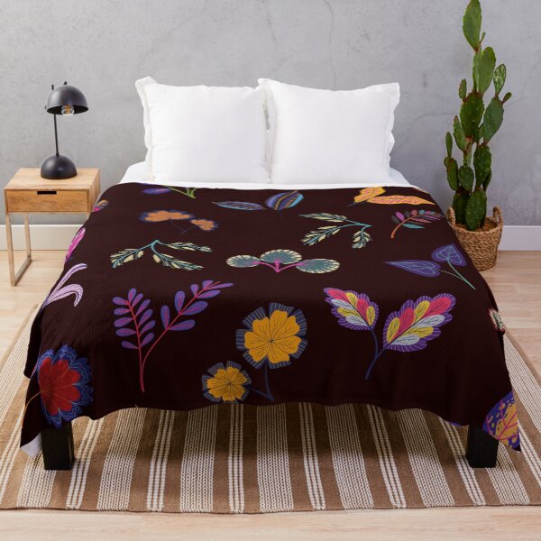 Item preview, Patterned Leaves and Flowers designed and sold by Nanba3.