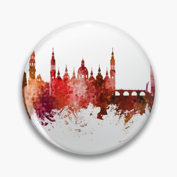 Item preview, Zaragoza Spain Skyline designed and sold by ArtPrints.