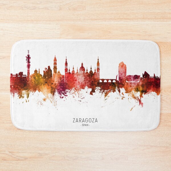 Item preview, Zaragoza Spain Skyline designed and sold by ArtPrints.
