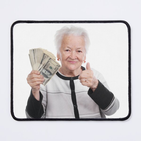 Item preview, Old Woman with Money designed and sold by sophiapetrillo.