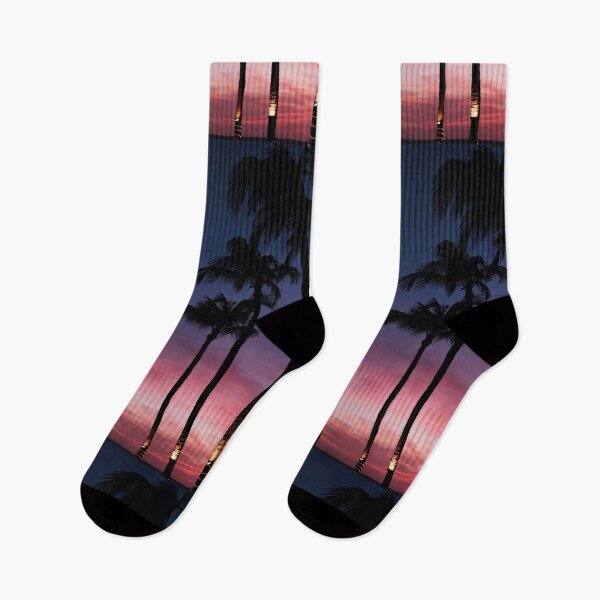Item preview, Beautiful Purple & Pink Sunset Palm Trees designed and sold by newburyboutique.