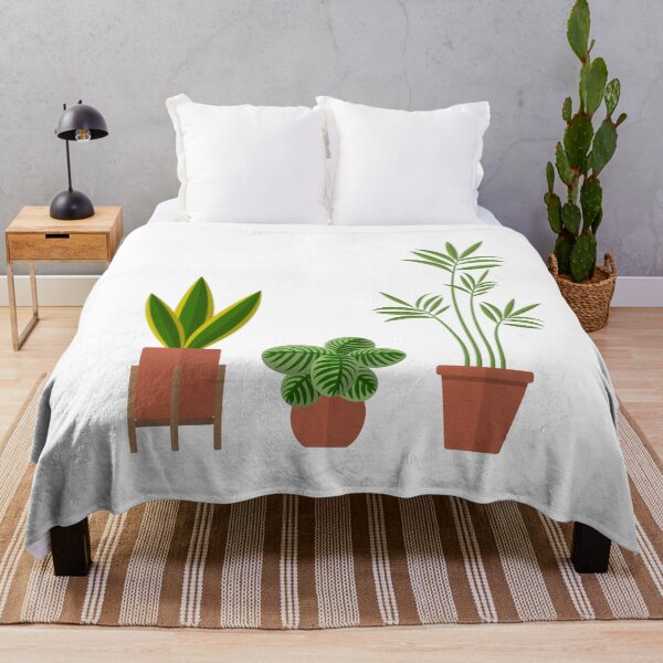 Item preview, 3 illustrated house plants designed and sold by WietskeWelten.