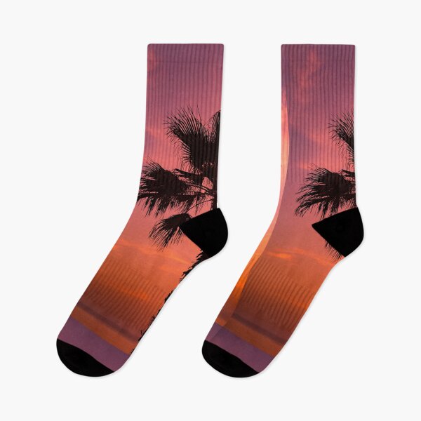 Item preview, Tropical Pink Palm Tree Sunset designed and sold by newburyboutique.