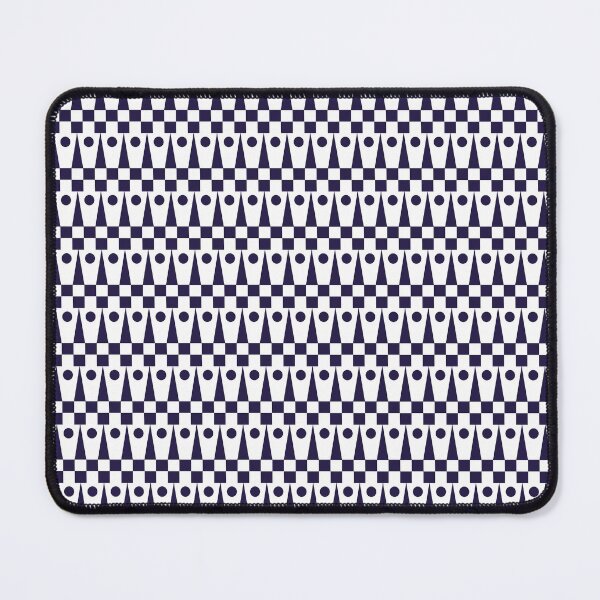 Item preview, Geometric Pattern II Navy Blue and White designed and sold by QuestingPixel.