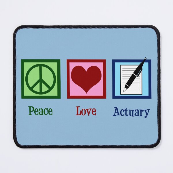 Item preview, Peace Love Actuary designed and sold by Epic Love Designs.