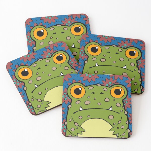 Item preview, Toad Monster with Flowers designed and sold by SquashBlossom1.