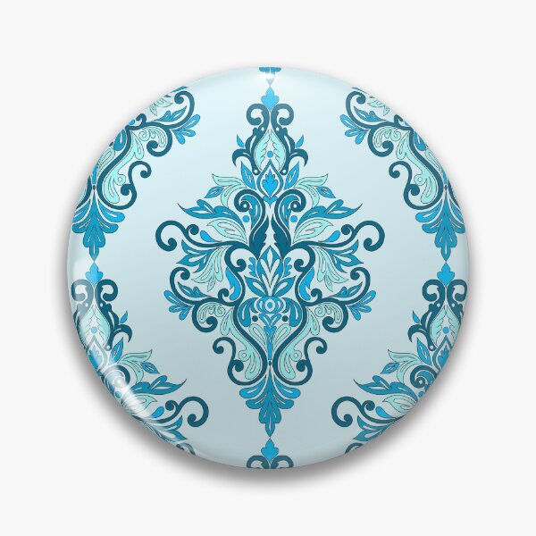 Item preview, Seamless Paisley Repeat Pattern - Light Blue designed and sold by SemDesigns1.