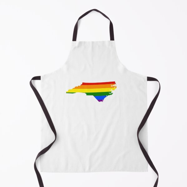 Item preview, North Carolina State Outline - Pride Flag designed and sold by kararoberts.