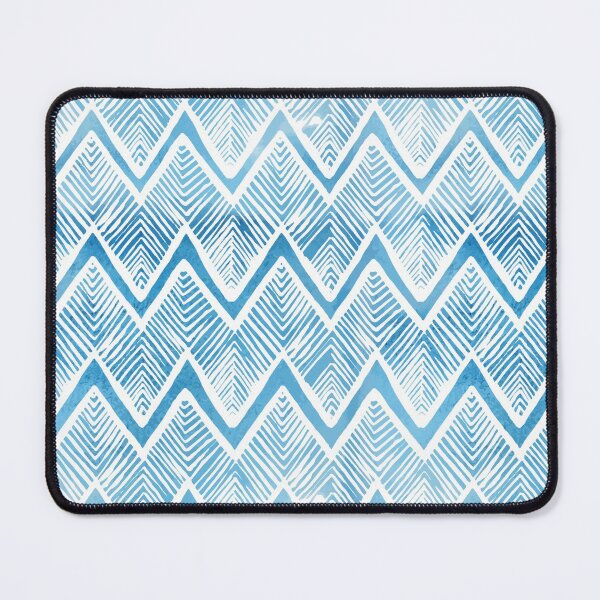 Item preview, Patrón de zig zag azul designed and sold by PrettySimple Graphic Design.