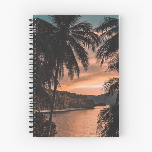 Item preview, Tropical Ocean Palm Tree Sunset designed and sold by newburyboutique.