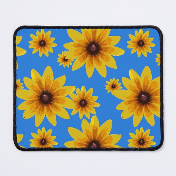 Item preview, Blackeyed Susan on Blue Repeat 5748 designed and sold by Art in My Loft.