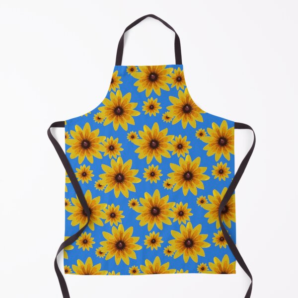 Item preview, Blackeyed Susan on Blue Repeat 5748 designed and sold by Art in My Loft.