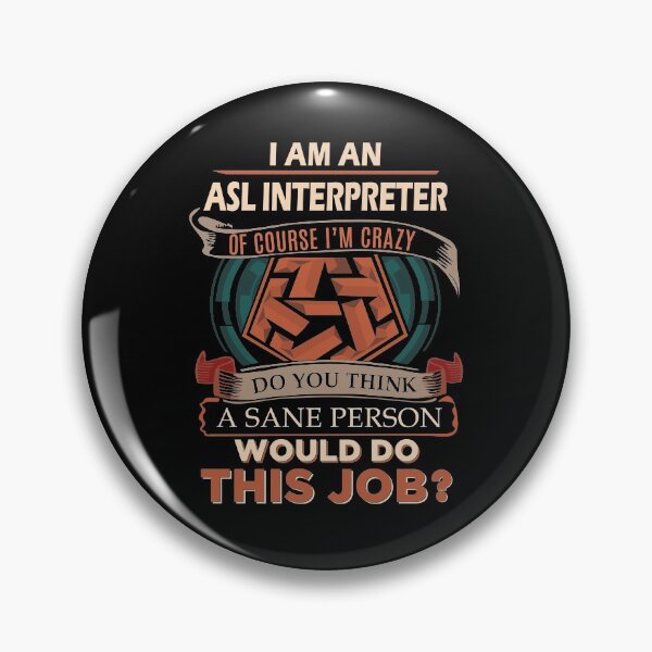 Item preview, Asl Interpreter T Shirt - Sane Person Gift Item Tee designed and sold by ccombercor.
