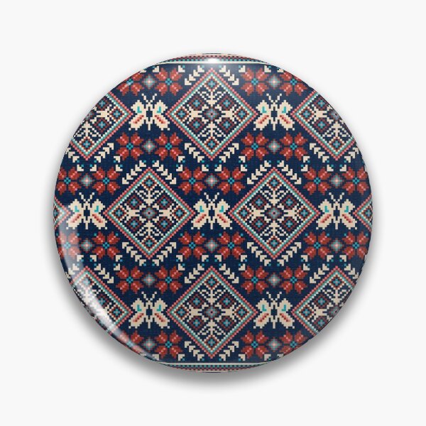 Item preview, Ethnic Slavic pixel carpet texture #6 - Ukrainian, Romanian, Moldavian, Polish, Hungarian designed and sold by GreekTavern1979.