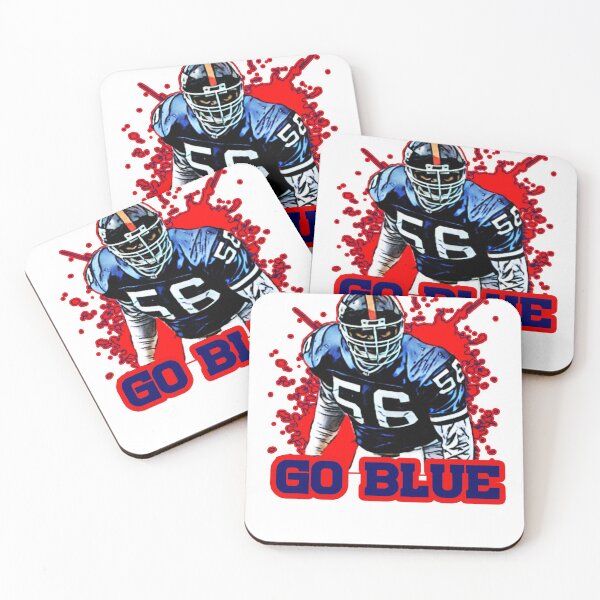 Item preview, GO BLUE VINTAGE STICKER AND RETRO WRECKING CREW MEADOWLANDS LAWRENCE TAYLOR SHIRT  designed and sold by Fanflows.