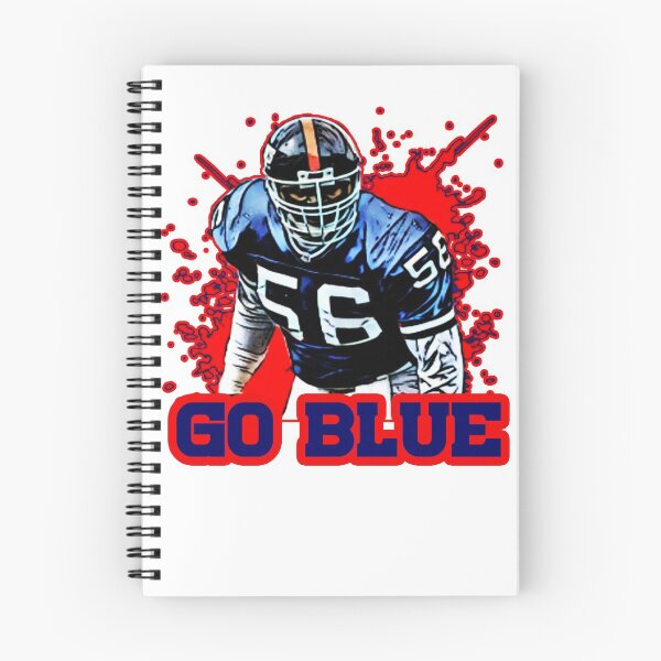 Item preview, GO BLUE VINTAGE STICKER AND RETRO WRECKING CREW MEADOWLANDS LAWRENCE TAYLOR SHIRT  designed and sold by Fanflows.