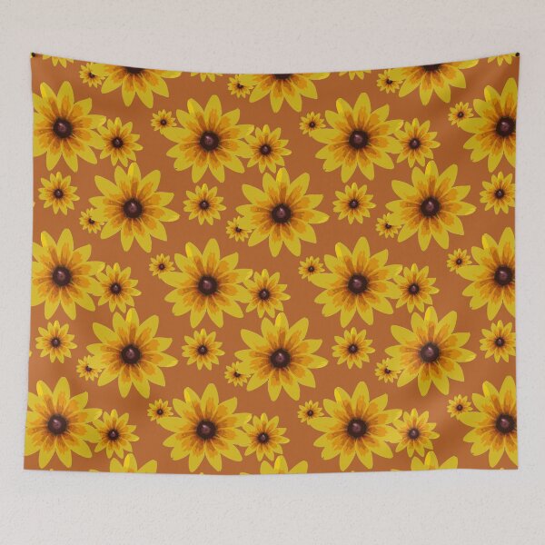 Item preview, Blackeyed Susan on Orange Repeat 5748 designed and sold by Art in My Loft.