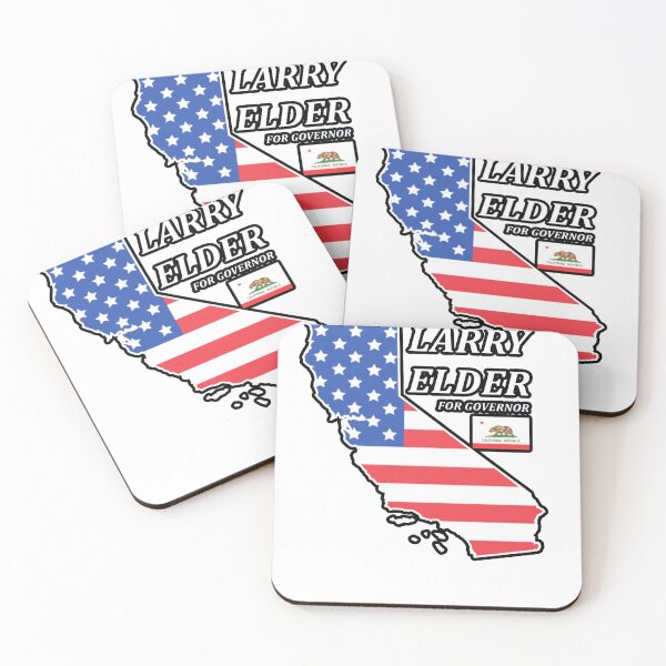 Item preview, LARRY ELDER FOR CALIFORNIA GOVERNOR SHIRT AND STICKER  designed and sold by Fanflows.