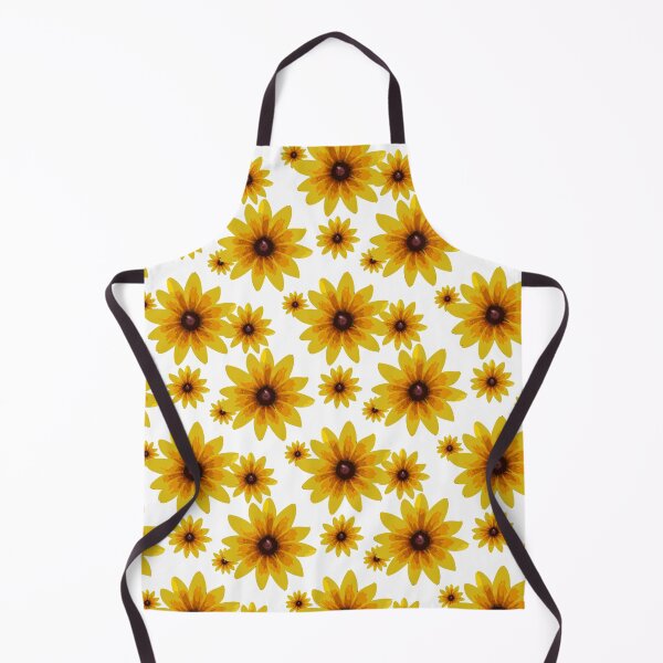 Item preview, Blackeyed Susan on White Repeat 5748 designed and sold by Art in My Loft.