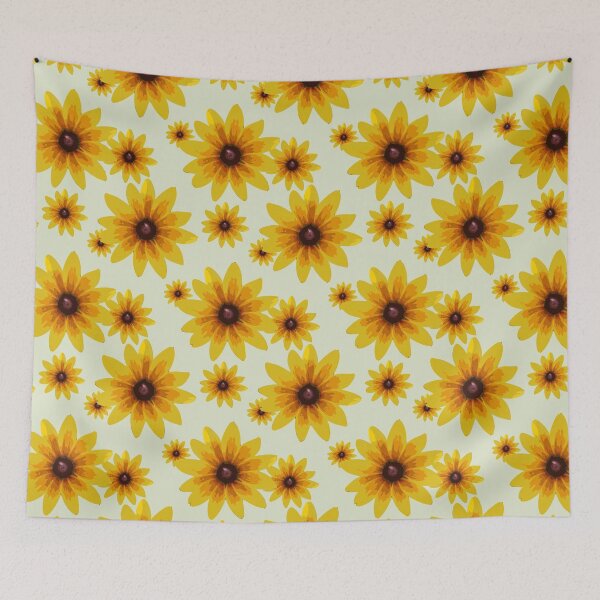 Item preview, Blackeyed Susan on Palest Sage Repeat 5748 designed and sold by Art in My Loft.