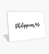 Philippians 4:6 Laptop Skin