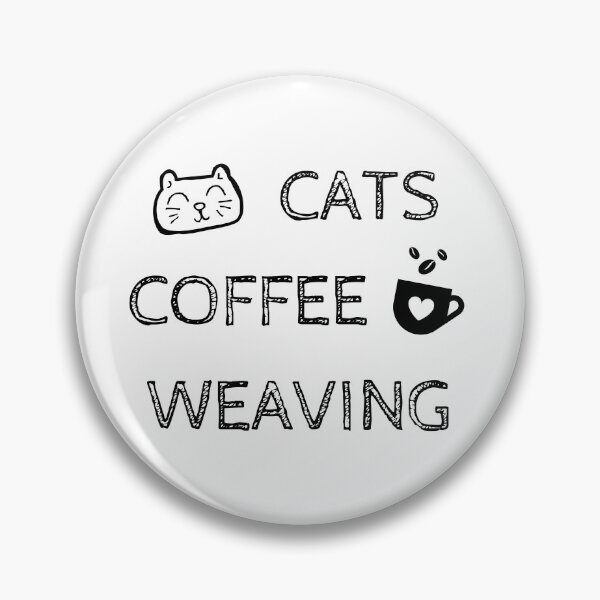 Artikelvorschau, Katzen. Kaffee. Weberei entworfen und verkauft von TheGreenGoat.