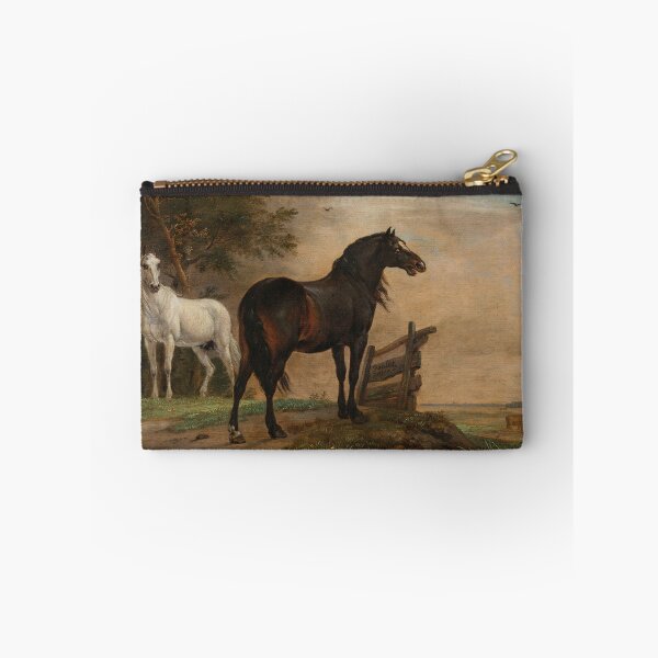 Item preview, Two Horses in a Meadow near a Gate by Paulus Potter designed and sold by Amanda1775.