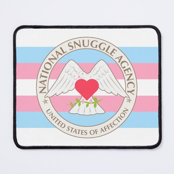 Item preview, National Snuggle Agency Trans Stripe designed and sold by animinimal.