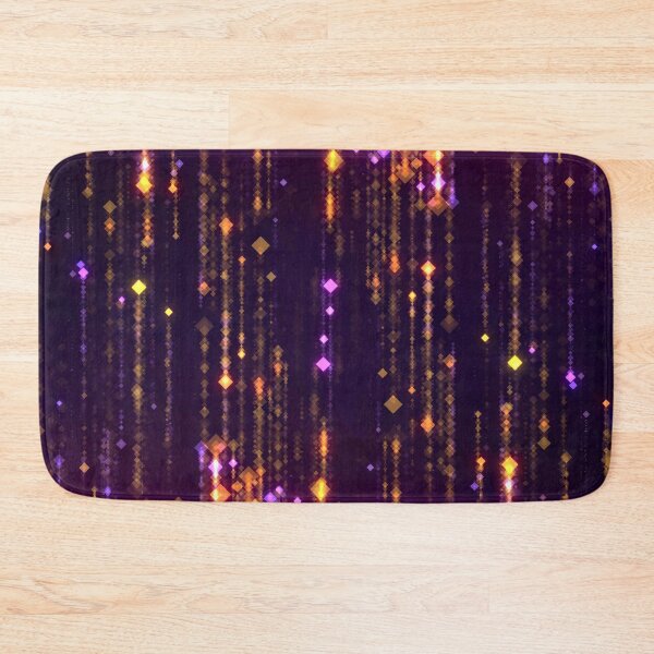 Item preview, Festive Holiday Bling Purple Orange Abstract designed and sold by livianasgifts.