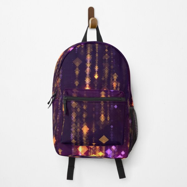 Item preview, Festive Holiday Bling Purple Orange Abstract designed and sold by livianasgifts.