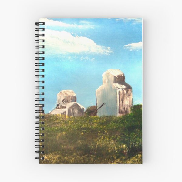 Item preview, Prairie Grain Elevators designed and sold by FictiveArt.