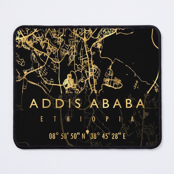 Item preview, ADDIS ABABA MAP ETHIOPIA designed and sold by hatimelhag.